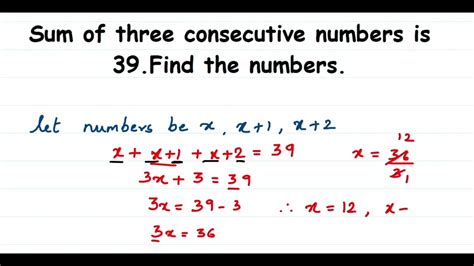 find three consecutive numbers whose sum is 108|Find three consecutive integers whose sum is 108. .